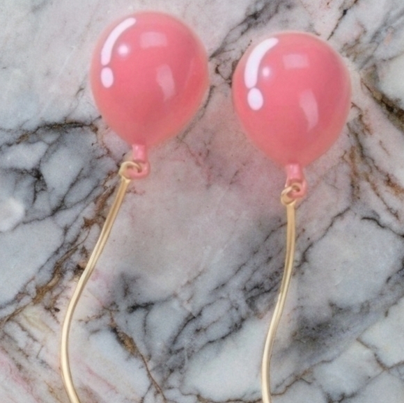 Modcloth Jewelry - MODCLOTH PINK PARTY BALLOON EARRINGS 1